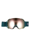 Smith I/o Mag(tm) Snow Goggles In Everglade Rose Gold Mirror