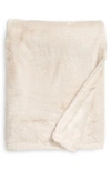 Unhide Cuddle Puddles Plush Throw Blanket In Beige