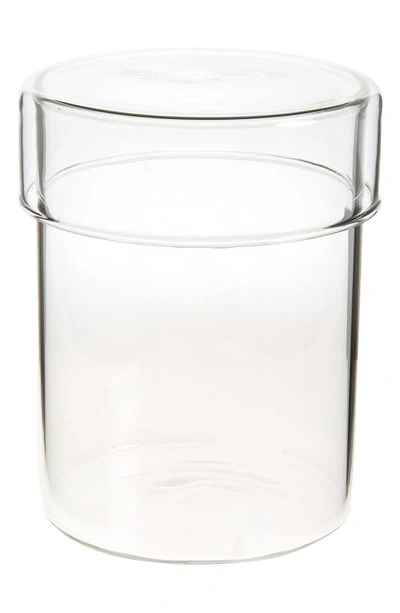 Kinto Schale Glass Case In Clear Tall