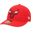 NEW ERA NEW ERA RED CHICAGO BULLS TEAM LOW PROFILE 59FIFTY FITTED HAT,70628845