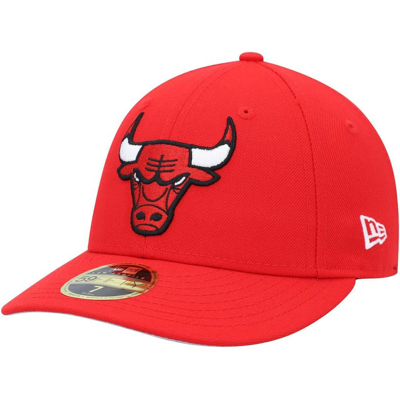 New Era Red Chicago Bulls Team Low Profile 59fifty Fitted Hat