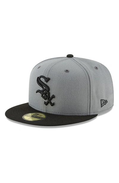 New Era Grey/black Chicago White Sox Two-tone 59fifty Fitted Hat