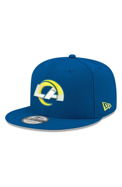 New Era Royal Los Angeles Rams Basic 9fifty Snapback Adjustable Hat