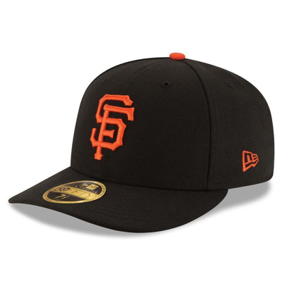 NEW ERA NEW ERA BLACK SAN FRANCISCO GIANTS AUTHENTIC COLLECTION ON FIELD LOW PROFILE GAME 59FIFTY FITTED HAT,70360657