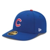 NEW ERA NEW ERA ROYAL CHICAGO CUBS AUTHENTIC COLLECTION ON FIELD LOW PROFILE GAME 59FIFTY FITTED HAT,70360640