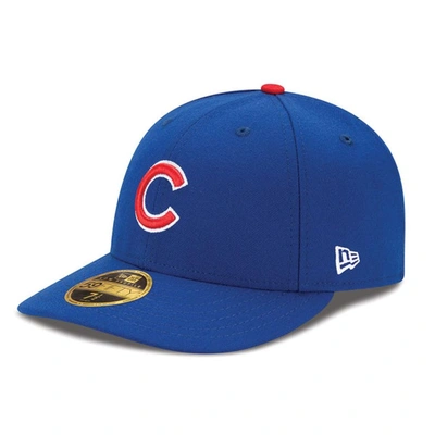New Era Men's Chicago Cubs Authentic Collection On-field Low Profile Game 59fifty Fitted Hat In Royal