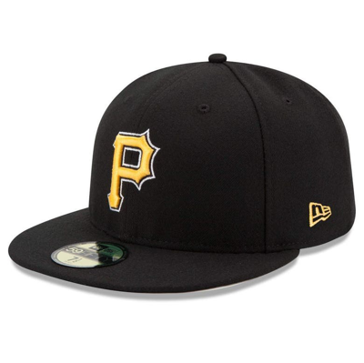 New Era Black Pittsburgh Pirates Alternate Authentic Collection On-field 59fifty Fitted Hat