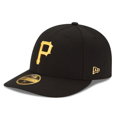 New Era Men's Black Pittsburgh Pirates Authentic Collection On Field Low Profile Game 59fifty Fitted Hat