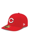 New Era Cincinnati Reds Retro Classic 59fifty Fitted Cap In Red/red