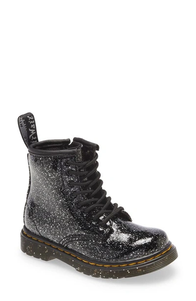 Dr. Martens' Kids' 1460 Glitter Cosmo Boot In Black