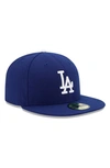 NEW ERA YOUTH NEW ERA ROYAL LOS ANGELES DODGERS AUTHENTIC COLLECTION ON-FIELD GAME 59FIFTY FITTED HAT,70360376