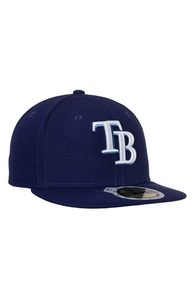 New Era Kids' Youth  Navy Tampa Bay Rays Authentic Collection On-field Game 59fifty Fitted Hat