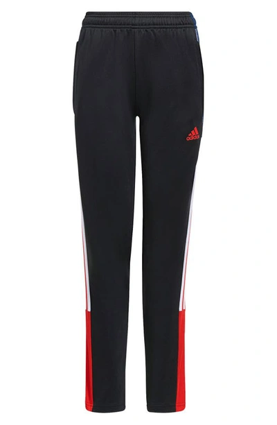 Adidas Originals Kids' Tiro Track Trousers In Black/ Vivid Red