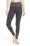 Alo Yoga High-waist Alosoft Lounge Leggings In Dark Heather Gray