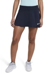 Nike Court Victory Dri-fit Tennis Skirt In Obsidian/ White