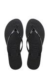 Havaianas 'you' Flip Flop In Black/ Black