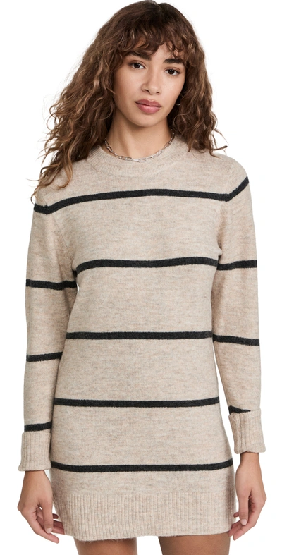 Line & Dot Eska Sweater Dress In Taupe / Grey