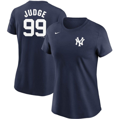 Nike Women's Aaron Judge Navy New York Yankees Fuse Name Number T-shirt