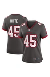 Nike Devin White Pewter Tampa Bay Buccaneers Game Jersey In Grey