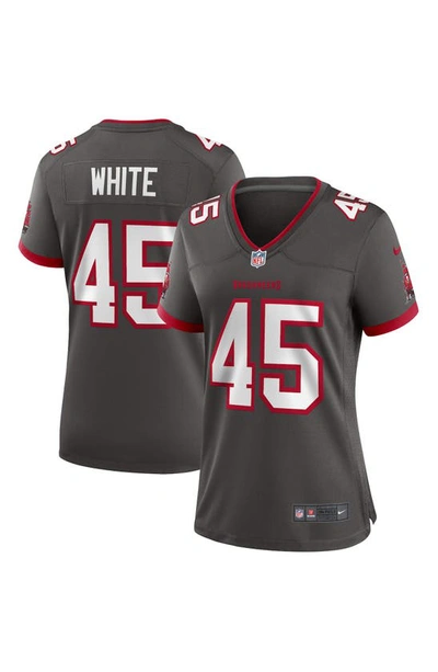 Nike Devin White Pewter Tampa Bay Buccaneers Game Jersey In Grey