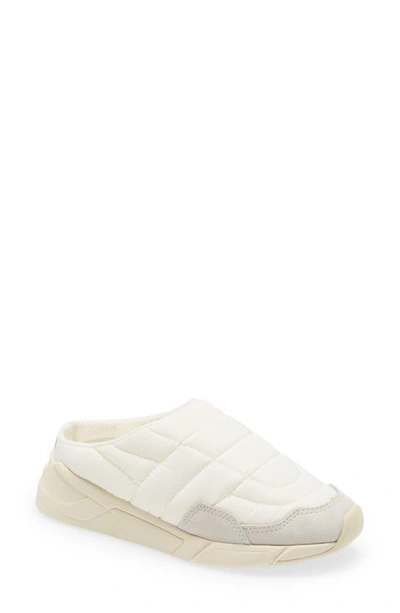 Gola Orbit Water Resistant Quilted Mule Sneaker In White