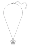 Swarovski Stella Star Pendant Necklace & Stud Earrings Set In Silver