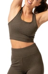 Threads 4 Thought Lunette Sports Bra In Heather Fortress