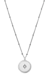 Sethi Couture Celeste Round Pendant In White