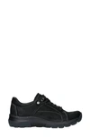 Wolky Cajun Waterproof Sneaker In Black Nubuck