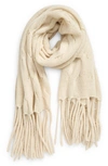 NORDSTROM SIGNATURE BARE CABLE CASHMERE SCARF,NO460992NS