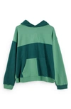 TOPSHOP PATCHED COLORBLOCK HOODIE,104878727