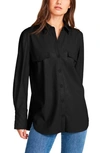Bb Dakota By Steve Madden Ready Faux It Top In Black