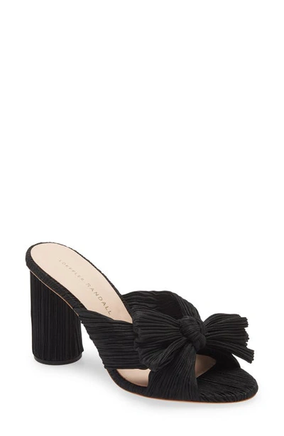 LOEFFLER RANDALL LOEFFLER RANDALL PENNY KNOTTED LAMÉ SANDAL,PENNY-PLFA