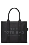 Marc Jacobs The Large Leather Tote Bag In Black