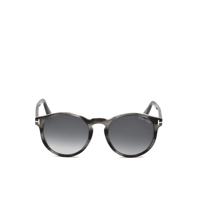 Tom Ford Ft0591 Grey Havana Unisex Sunglasses - Atterley