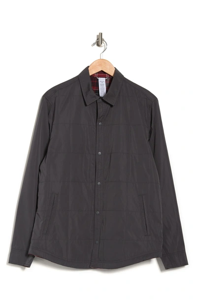 Union Denim Reversible Performance Jacket In Pewter