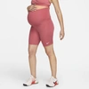 Nike Women's One (m) 7" Biker Shorts (maternity) In Pink