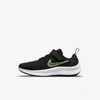 Nike Star Runner 3 Little Kids' Shoes In Black,dark Smoke Grey,chrome