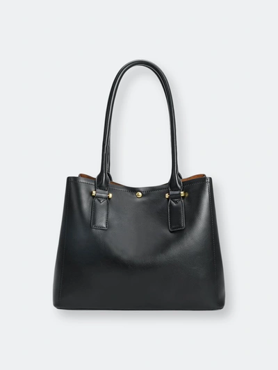 Melie Bianco Isabella Black Large Shoulder Bag