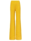 PROENZA SCHOULER MELANGE BOUCLE KNIT PANTS YELLOW