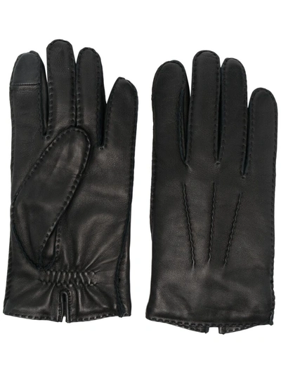 Ami Alexandre Mattiussi Tonal-stitching Glove In Black