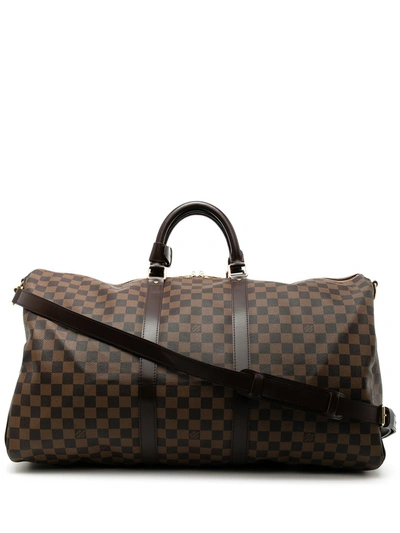 Pre-owned Louis Vuitton 2006  Keepall 55 Bandouliere 2way Bag In 褐色