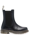 Dr. Martens' Black Vintage 2976 Leather Chelsea Boots In 黑色