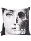 FORNASETTI FACE PRINT CUSHION