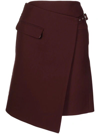 Peter Do High-rise Straight Skirt In Red