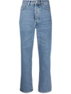 BY MALENE BIRGER CROPPED STRAIGHT-LEG JEANS