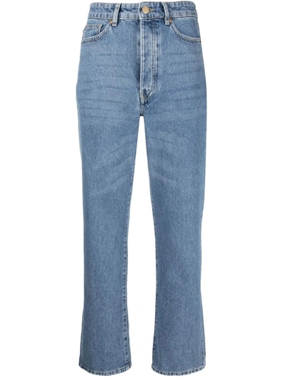 By Malene Birger Cropped Straight-leg Jeans In Blau