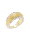 MARCO BICEGO WOMEN'S LUCIA TWO-TONE 18K GOLD & DIAMOND TAPERED RING,400011393240