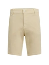 Hudson Relaxed Chino Shorts In Light Beige
