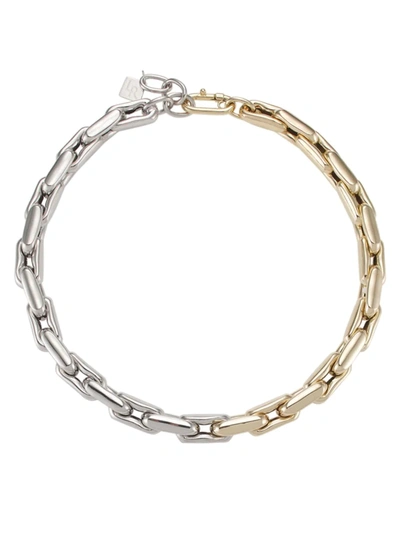 Lauren Rubinski Two-tone 14k Gold Medium Chain Necklace